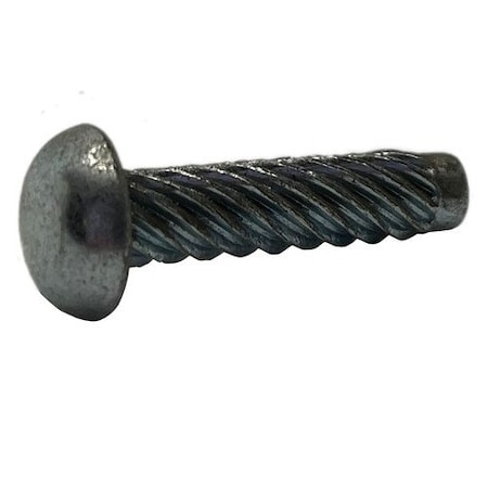 #4 X 3/16 In Round Machine Screw, Plain Stainless Steel